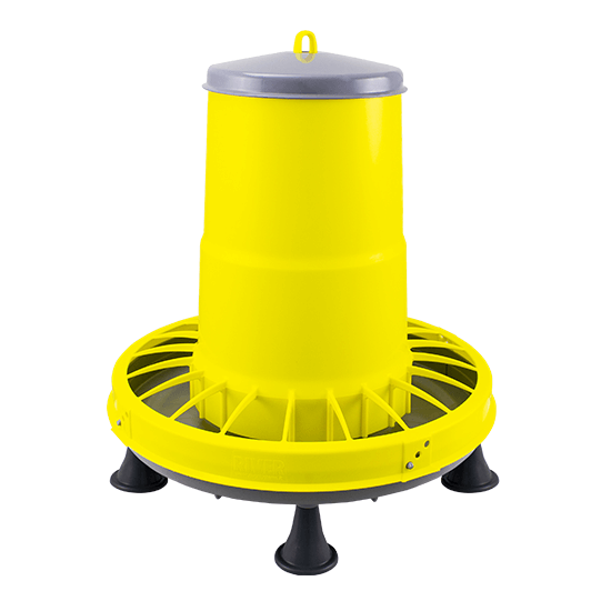 22L COMPACTA HOPPER FEEDER WITH ANTI-WASTE GRID, LID AND LEGS