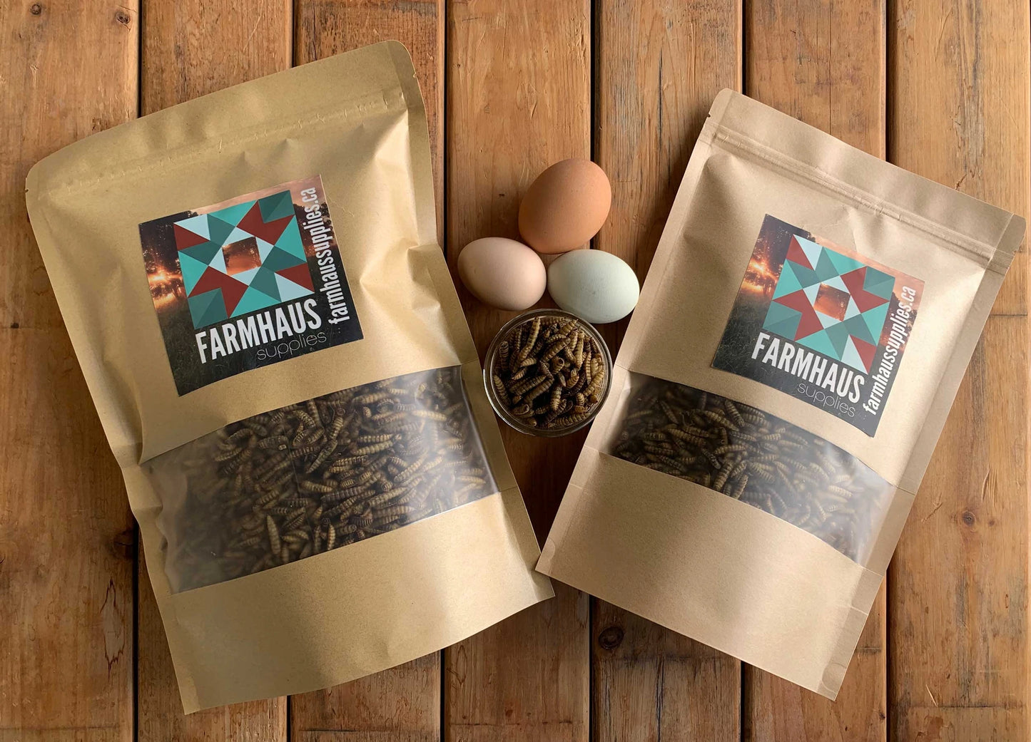 Dried Black Soldier Fly Larvae - Produced in Canada 2lb