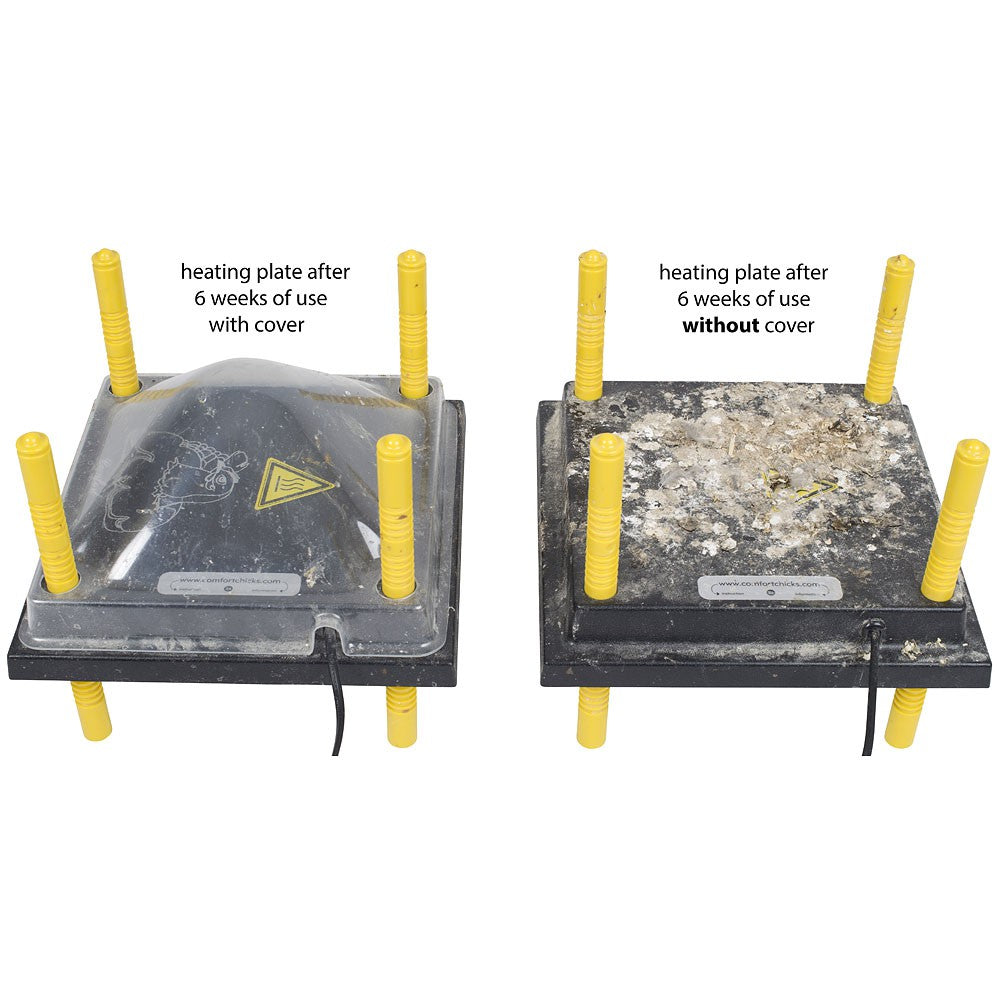 Clear (PET) plastic heating plate Cover for 12" Triangle (30cm)