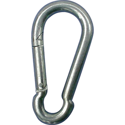 3/16" x 2" Stainless Steel Snaphook Carabiner