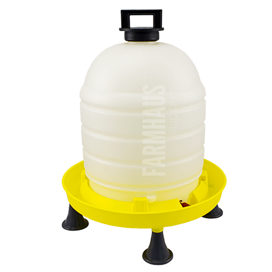 RIVER SYSTEMS 15L TOP FILL CHICKEN WATERER WITH HANDLE CAP AND LEGS