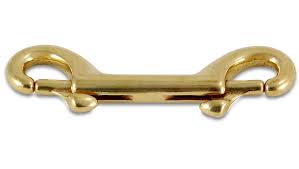 3 1/2" Double Ended Snap - Brass