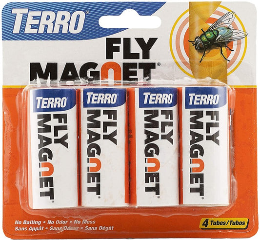 Terro Fly Magnet Sticky Fly Strip 4-Pack